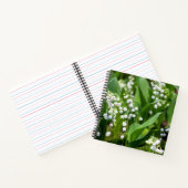 花 |スウェーデンのリリー ノートブック (内部)