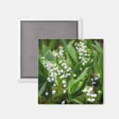 花 |スウェーデンのリリー マグネット (正面/裏面)