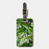花 |スウェーデンのリリー ラゲッジタグ (正面縦)