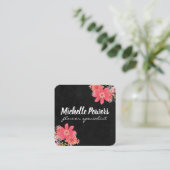 花 スクエア名刺 (スタンド正面)