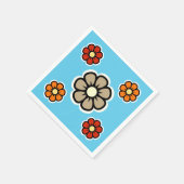 花 スタンダードカクテルナプキン (角)