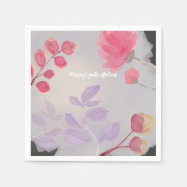 花 スタンダードカクテルナプキン