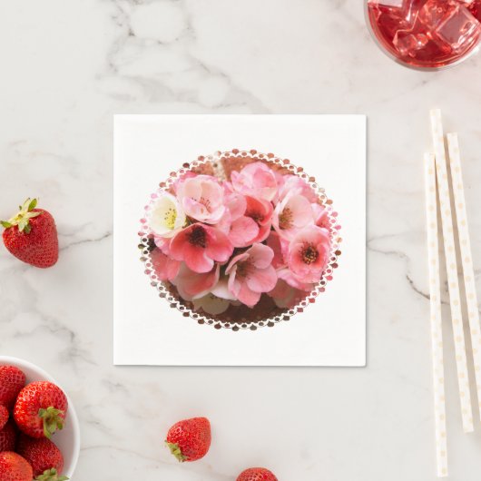 花 スタンダードカクテルナプキン (インサイチュ)