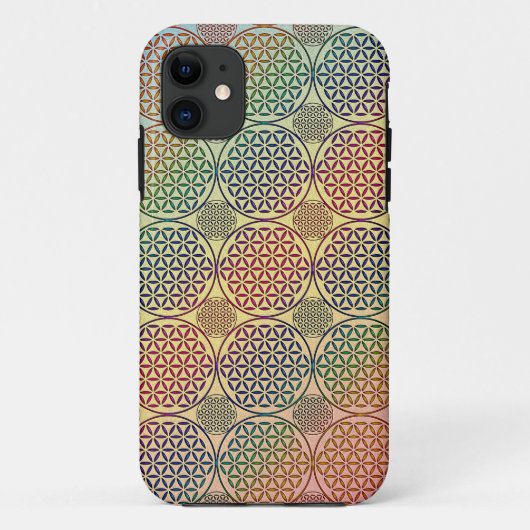 花 – スタンプグランジパターン1 Case-Mate iPhoneケース (裏面)