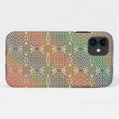花 – スタンプグランジパターン1 Case-Mate iPhoneケース (裏面(横))
