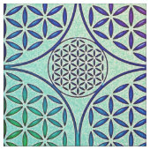 花 – スタンプグランジパターン2 ファブリック (見本)