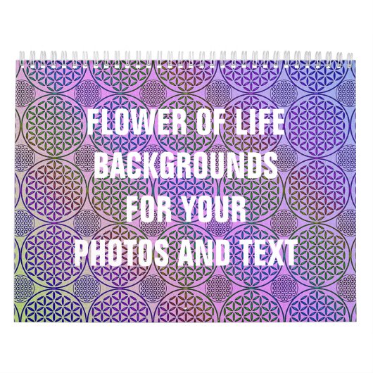 花 – スタンプグランジパターン3 カレンダー (カバー)