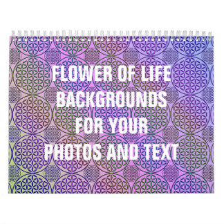 花 – スタンプグランジパターン3 カレンダー