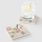 花 ストーンコースター (横)