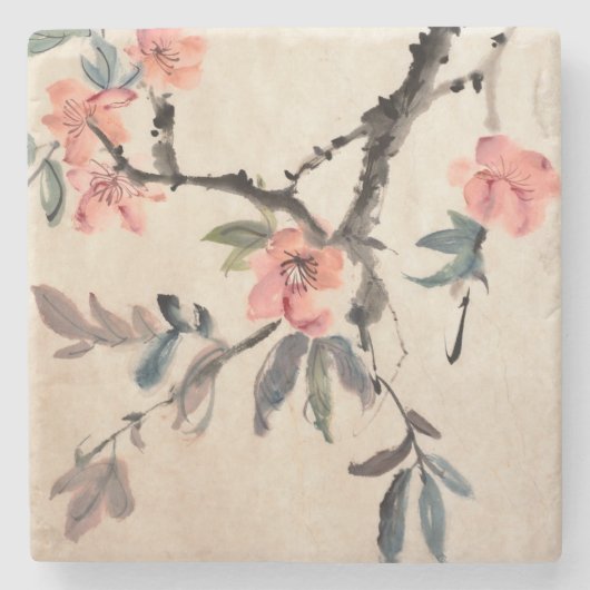 花 ストーンコースター (正面)