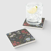 花 ストーンコースター (横)