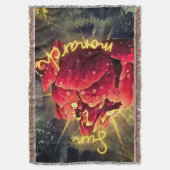 花 スローブランケット (正面縦)