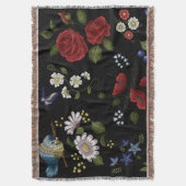 花 スローブランケット (正面縦)