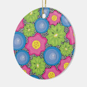 花 セラミックオーナメント (左)