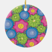 花 セラミックオーナメント (裏面)