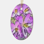 花 セラミックオーナメント (左)