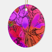 花 セラミックオーナメント (左)