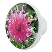 花 セラミックノブ (右)