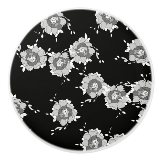 花 セラミックノブ (正面)