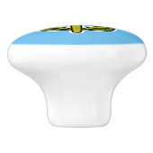 花 セラミックノブ (側面)