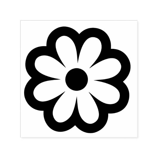 花 セルフインキングスタンプ (デザイン)