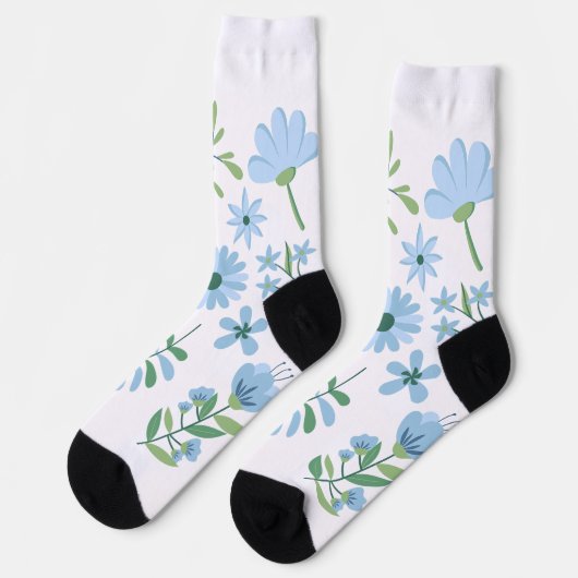花 ソックス (左)