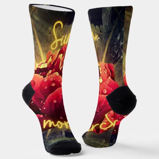 花 ソックス (傾斜あり)