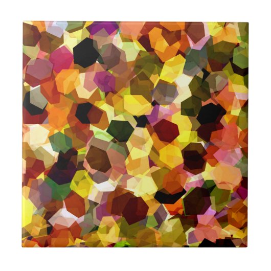 花 タイル (正面)