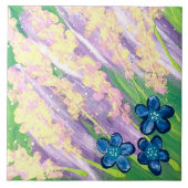 花 タイル (正面)