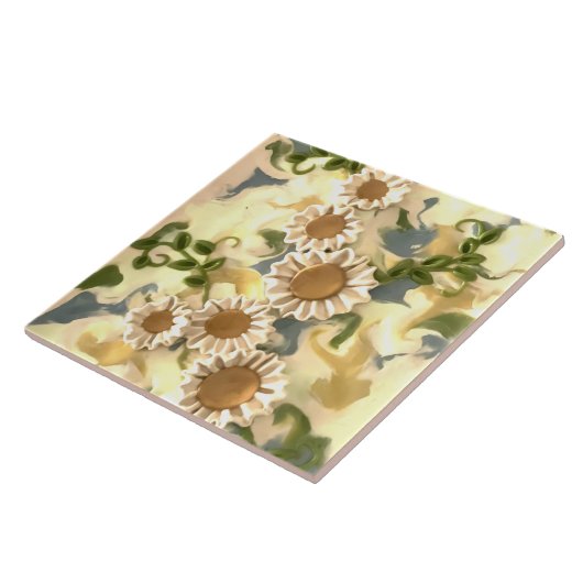 花 タイル (側面)