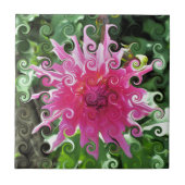 花 タイル (正面)