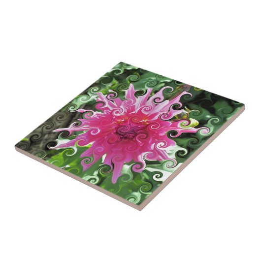 花 タイル (側面)