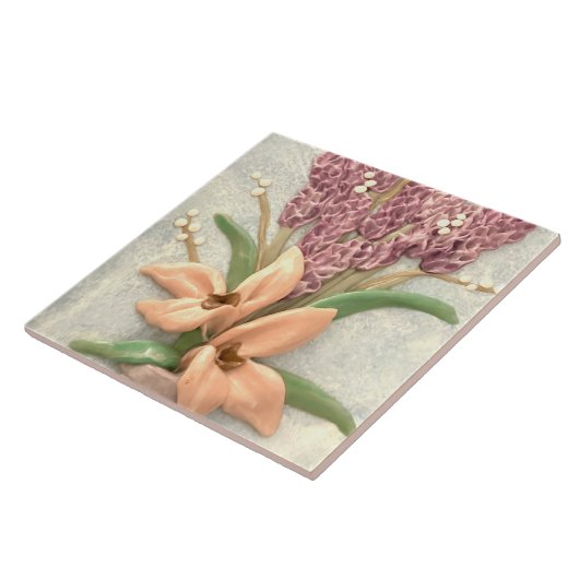 花 タイル (側面)