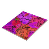 花 タイル (側面)