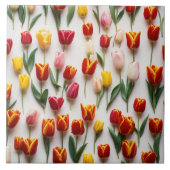 花 タイル (正面)