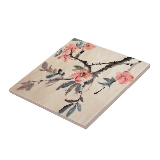 花 タイル (側面)