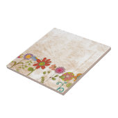 花 タイル (側面)