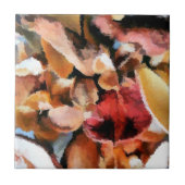 花 タイル (正面)