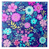 花 タイル (正面)