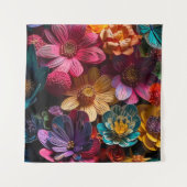 花 タペストリー (正面)