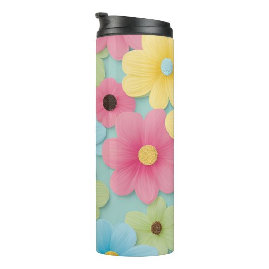 花 タンブラー (回転右)