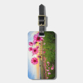 花 |チェンライ県、タイ ラゲッジタグ (正面縦)