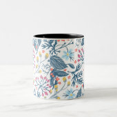 花 ツートーンマグカップ (中央)