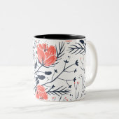 花 ツートーンマグカップ (正面右)