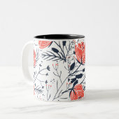 花 ツートーンマグカップ (正面左)