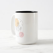 花 ツートーンマグカップ (正面左)