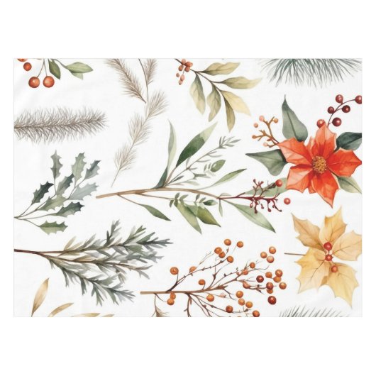 "花" テーブルクロス (正面(横))