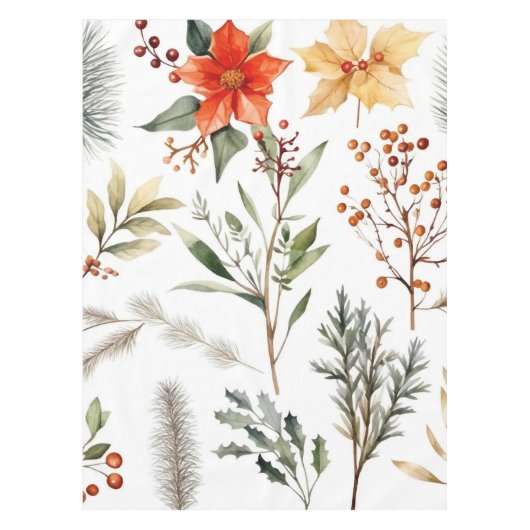 "花" テーブルクロス (正面)