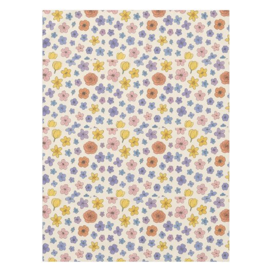 花 テーブルクロス (正面)