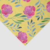 花(デザイン15黄色/オレンジ系) 薄葉紙 (詳細)